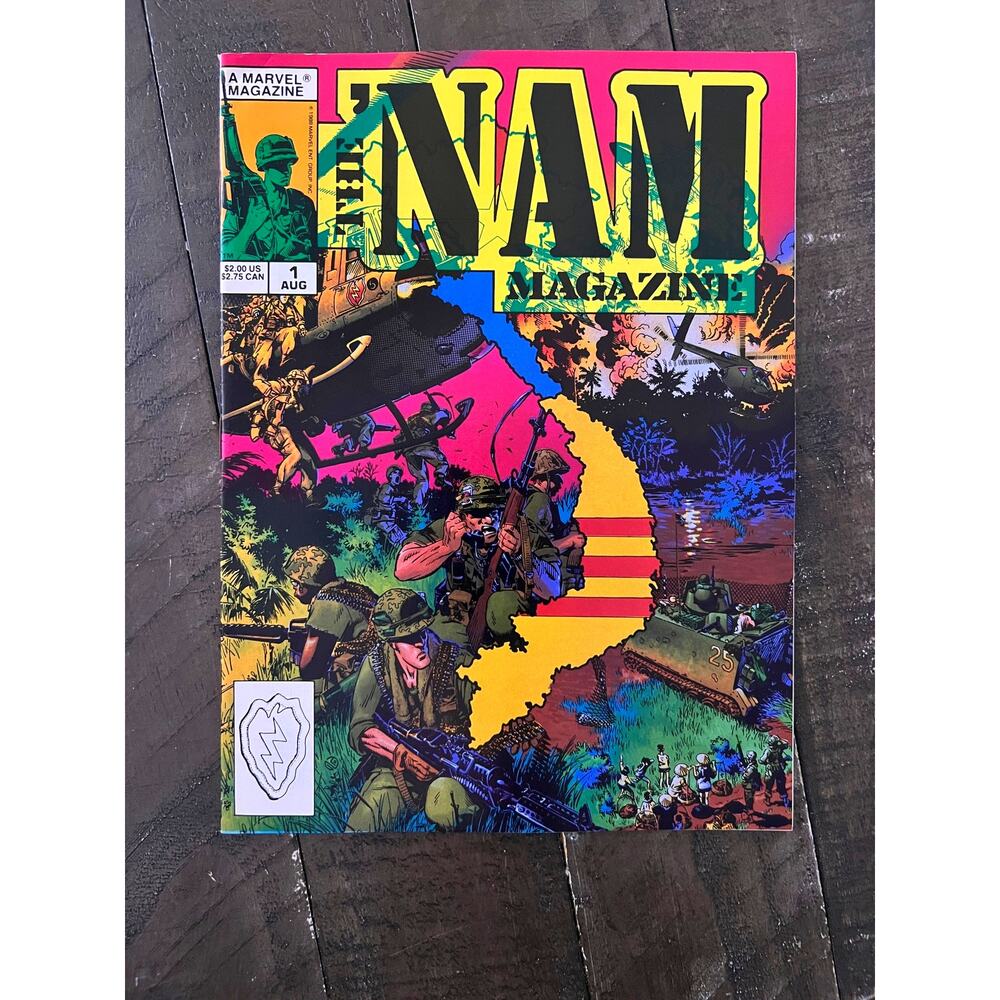 VINTAGE 1986 Marvel "THE 'NAM MAGAZINE" #1 - MINT - Never Opened!